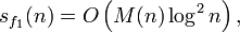 
s_{f_1}=
O\left\log^2n \right),
