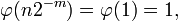 \varphi=\varphi=1,