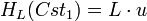 H_L = L \cdot u