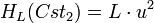  H_L = L \cdot u^2