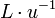  L \cdot u^{-1}