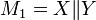 M_1=X\|Y