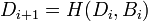 ~D_{i+1} = H
