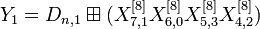 Y_1 = D_{n,1}\boxplus