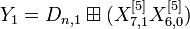 Y_1 = D_{n,1}\boxplus