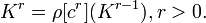 \ K^r = \rho, r > 0.