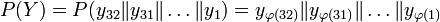 P = P = y_{\varphi} \mathcal{k} y_{\varphi} \mathcal{k} \dots \mathcal{k} y_{\varphi}