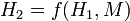 ~H_{2} = f