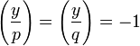 \left = \left = -1