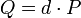 Q = d\cdot P