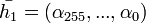 \bar{h_1}=