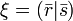 \xi=
