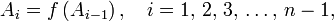 A_i = f\left,\quad i=1,\,2,\,3,\,\dots,\,n-1,