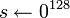 s \leftarrow 0^{128}