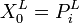 X^L_0 = P^L_i