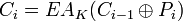  C_i = EA_K  