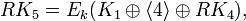  RK_5 = E_k, 