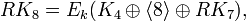  RK_8 = E_k, 