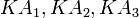 ~KA_{1},KA_{2},KA_{3}