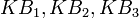 ~KB_{1},KB_{2},KB_{3}