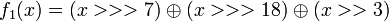 {{f_1} = \oplus \oplus}