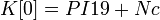 ~K=PI19+Nc