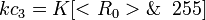 ~kc_{3}=K