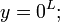 ~y = 0^L;