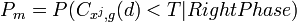 ~P_m=P < T|RightPhase)