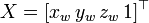 X =^\top