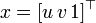 x =^\top