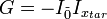 G=-I_{\tilde 0}I_{x_{tar}}