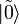 |\tilde 0\rangle
