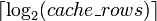 \lceil \log_2 \rceil