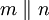 m \parallel n 