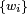 \scriptstyle \{w_i\}
