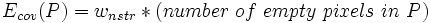 E_{cov}=w_{nstr}*