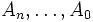 A_n,\dots,A_0