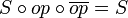 S \circ op \circ \overline{op} = S