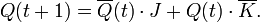 Q = \overline{Q} \cdot J + Q \cdot \overline{K}.