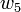 w_{5}\,