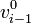 v_{i-1}^{0}