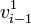 v_{i-1}^{1}