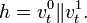 h = v_{t}^{0} \| v_{t}^{1}.