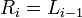 ~R_{i} = L_{i-1}