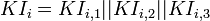 ~KI_i = KI_{i,1} || KI_{i,2} || KI_{i,3}
