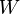 W\,