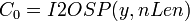 C_0 = I2OSP \,