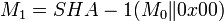 M_1=SHA-1