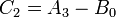 C_2 = A_3 - B_0 ~~